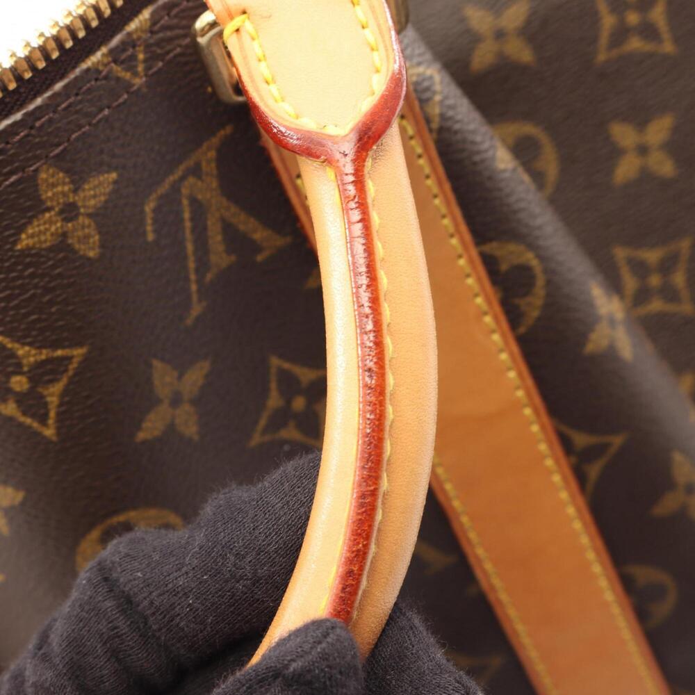 LOUIS VUITTON Brown Monogram Leather Keepall 50 Boston Bag - Picture 10 of 10